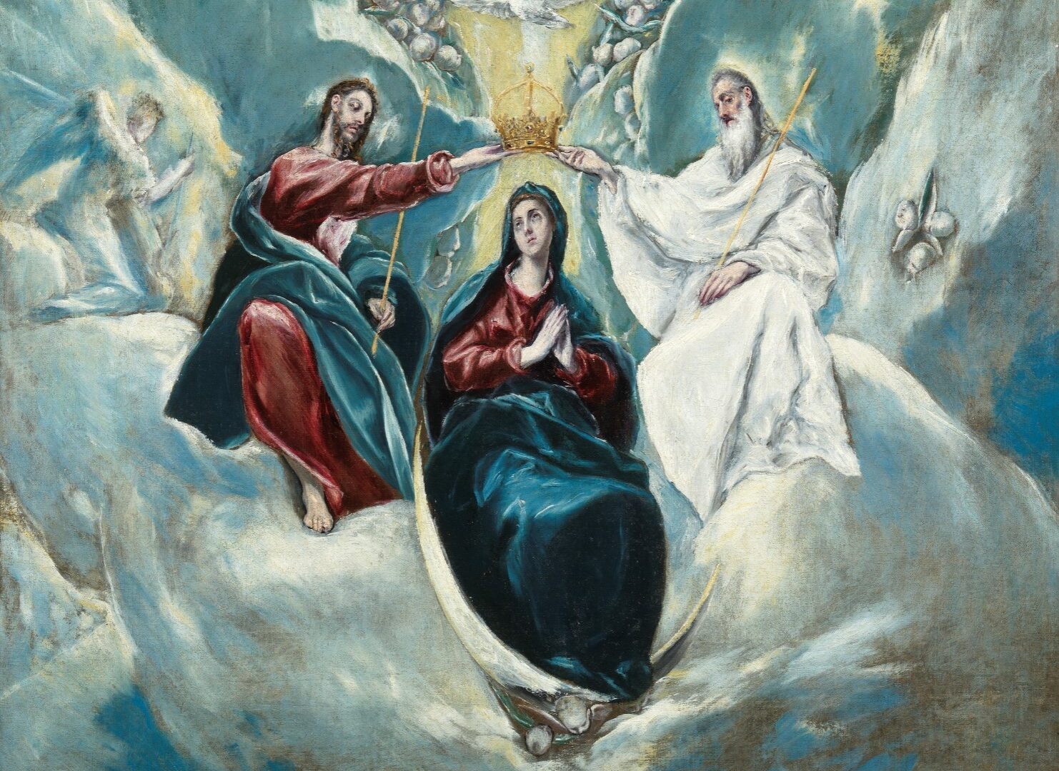 La Coronación de la Virgen (El Greco 1591)